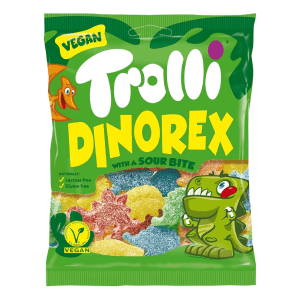Trolli кисели динозаври 100гр.