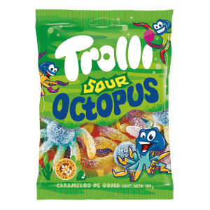 Trolli кисели октоподи 100гр.