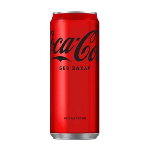 Газирана напитка Coca-Cola zero 330мл. кен
