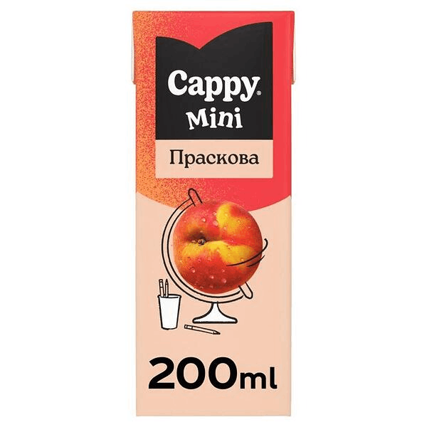Плодова напитка от Праскова Cappy  200мл.