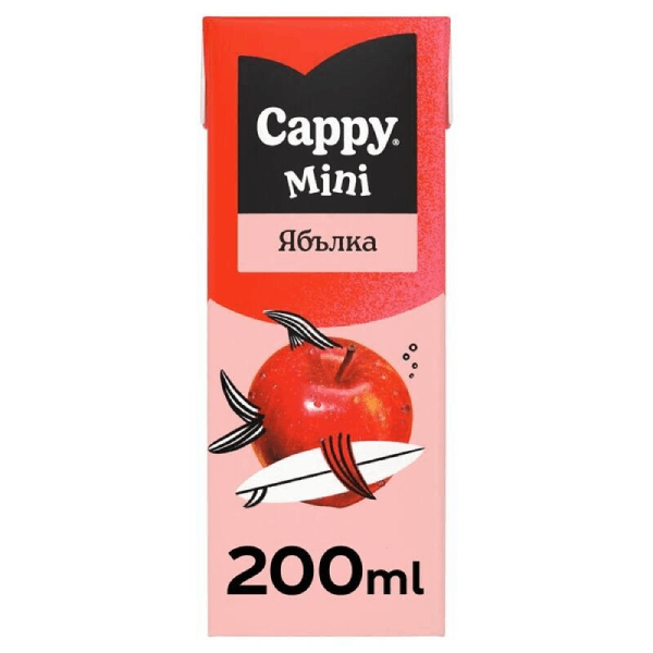 Плодова напитка от Ябълка Cappy 200мл.