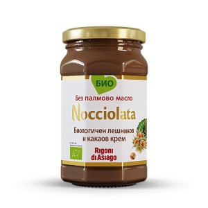 Био лешников и какаов крем Nocciolata 250гр.