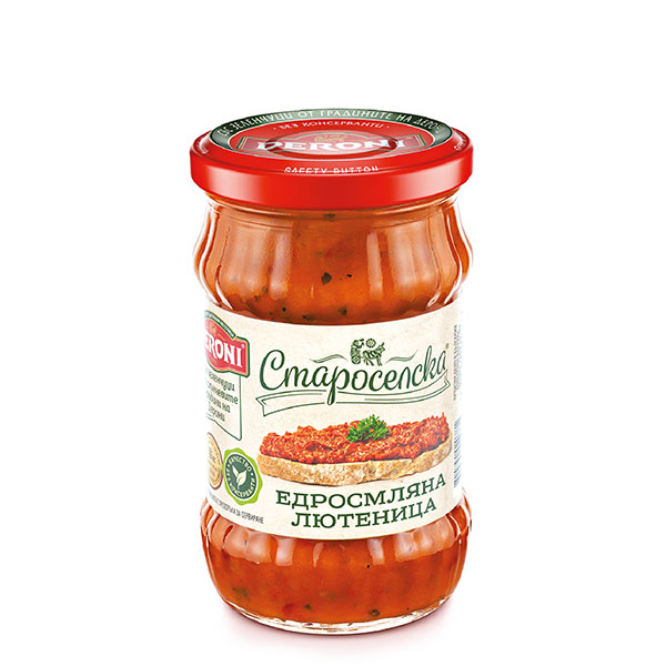 Лютеница Староселска едросмляна  Дерони 260гр.