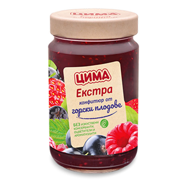 Конфитюр от Горски плодове Cima 360гр.