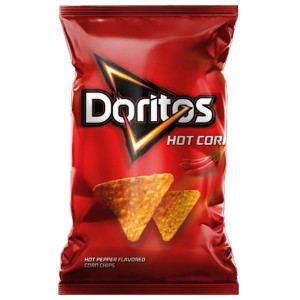 Чипс царевичен Doritos Hot Pepper 90гр.