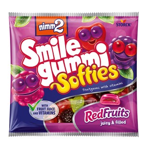 Желирани бонбони Smile Gummi Softies Red Fruits 90гр.