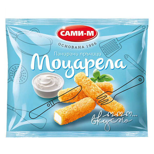 Панирани пръчици моцарела Сами-М 250 гр.