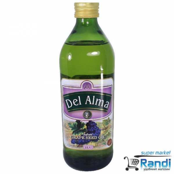 Рафинирано масло от гроздови семки Del Alma 1л.